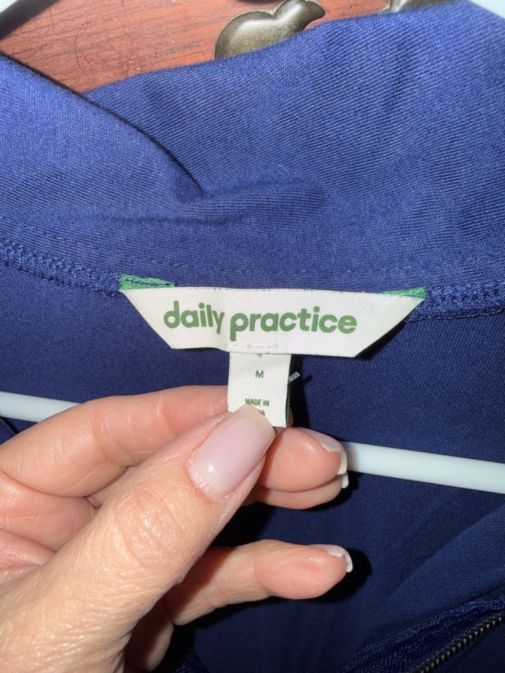 Anthropologie Daily Practice long sleeve zip-front mini dress - Picture 6 of 7